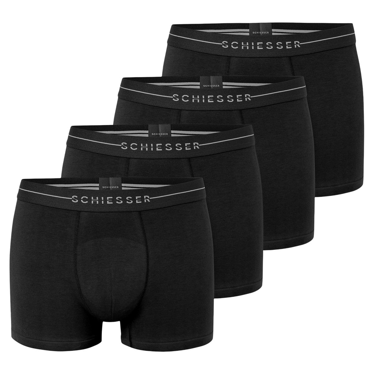 Schiesser Heren retro short / pant 4 pack Cotton Flex