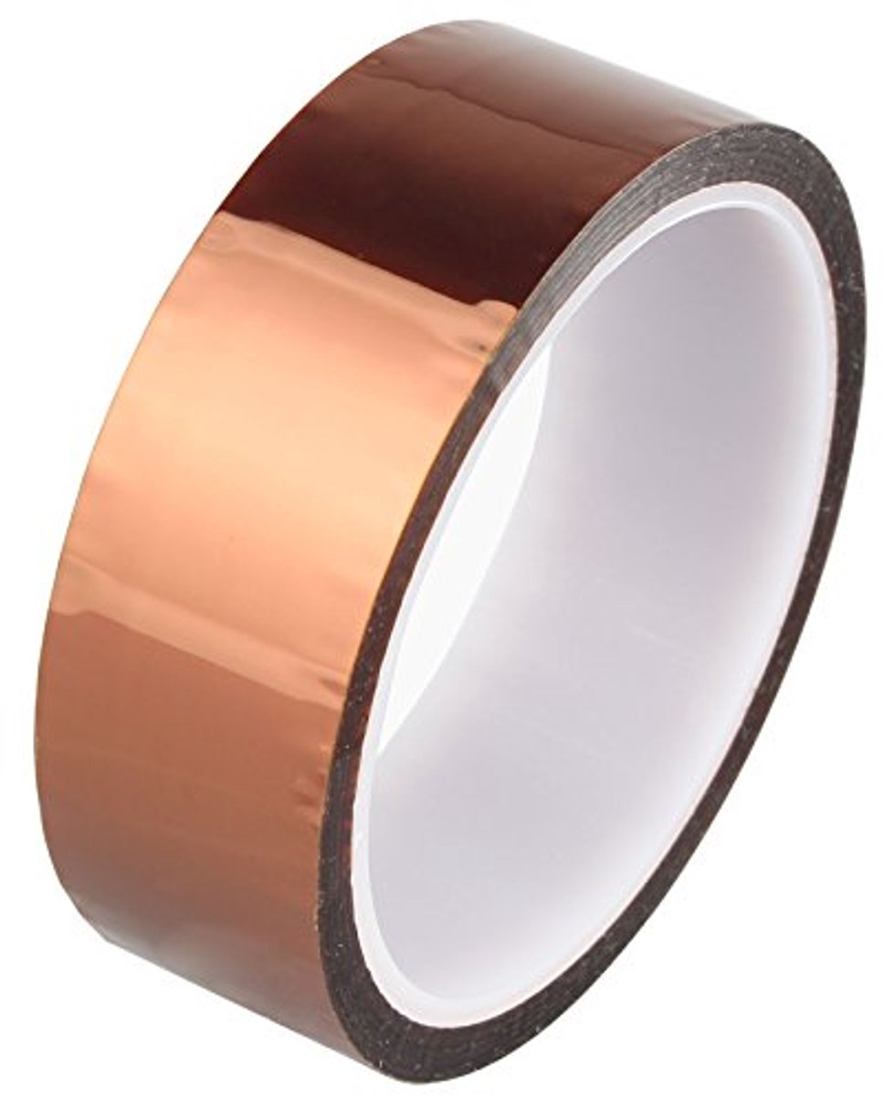 Hittebestendige Polyimide Tape voor Elektrisch en Soldeerwerk – 30mm x 33m