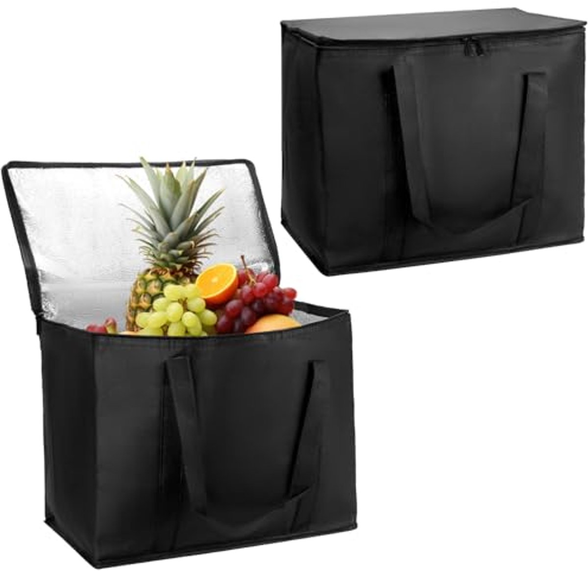 Grote Koeltas 41x26x33CM - Vouwbare Isolerende Tas voor Picknick, Shopping en Diner