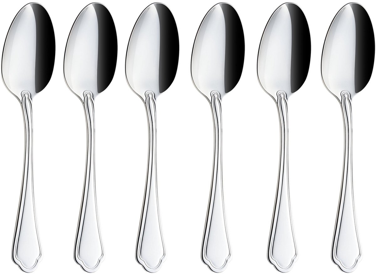 Bonna Tafellepel - Alba - RVS - 20.8 cm - set van 6