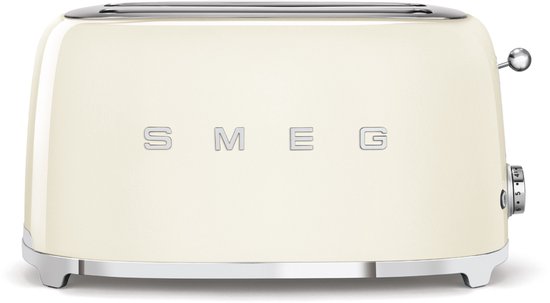 SMEG TSF02CREU - Broodrooster - Crème - 2x4 - 1500W - 6 niveaus