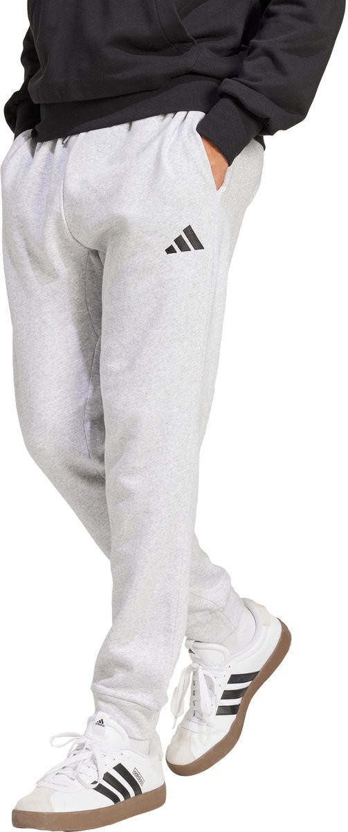 Adidas Sportswear Essentials Feelcozy Fleece Broek Heren Grijs