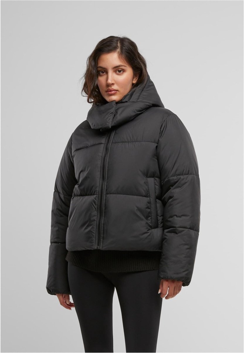 Urban Classics Hooded Collar Gewatteerd jack XL Zwart