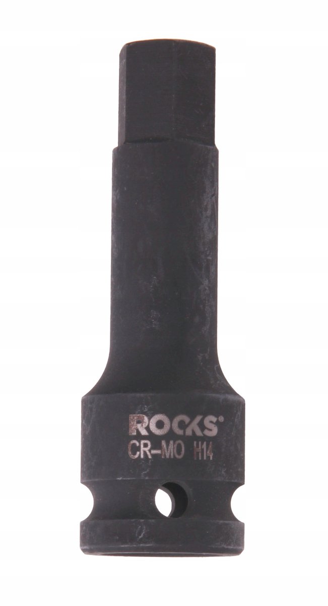 ROOKS Slagdop Bit 1/2'' HEX 14mm, 75mm CrV50Bv30/S2