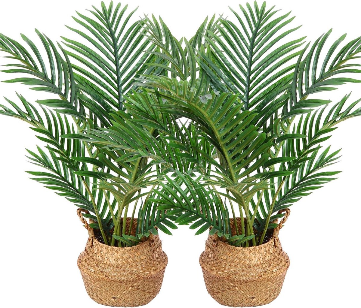Provento Kunstplanten groot 60 cm voor thuis woonkamer slaapkamer decoratie natuurovergetelijke woonaccessoires Bruin