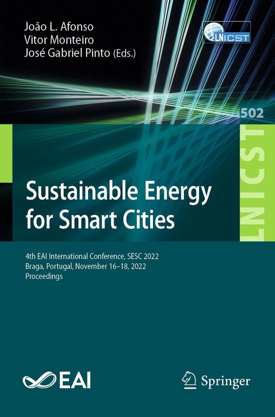 Springer Nature Proceedings Computer Science - Sustainable E ... - cover