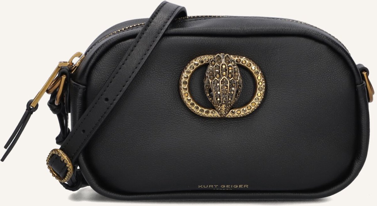 Kurt Geiger London Chelsea Soft Camera Schoudertassen Dames - Zwart - Maat ONESIZE