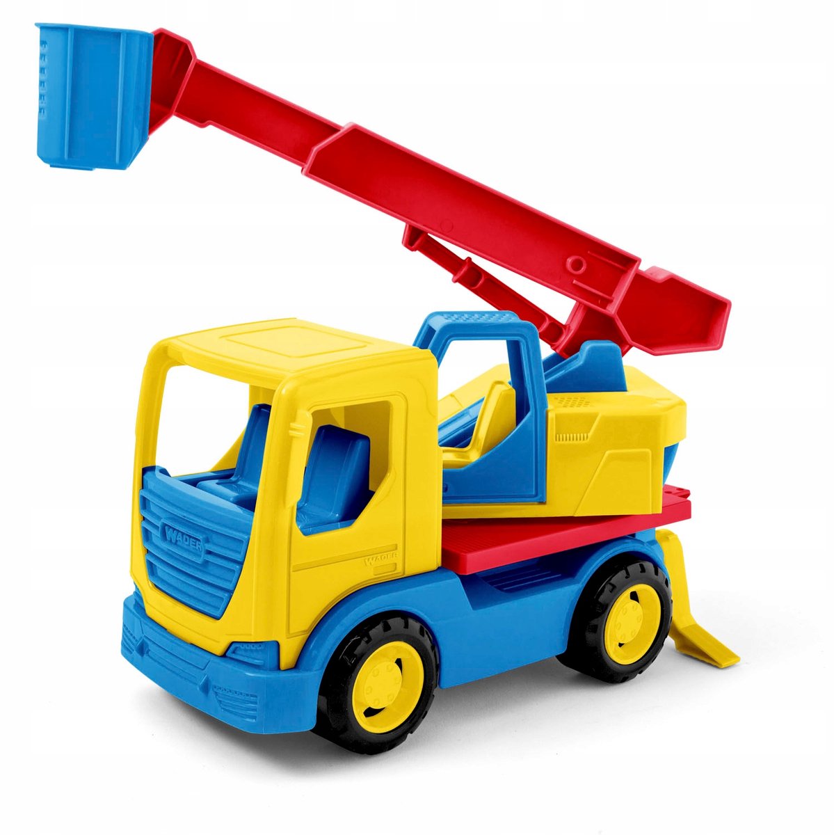 Wader Tech Truck Auto Hoogwerker - Robuuste Speelgoedvrachtwagen