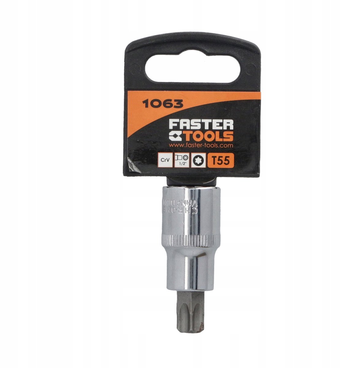 FASTER TOOLS Torx Dop 1/2" T40 CR-V - Kracht en Duurzaamheid