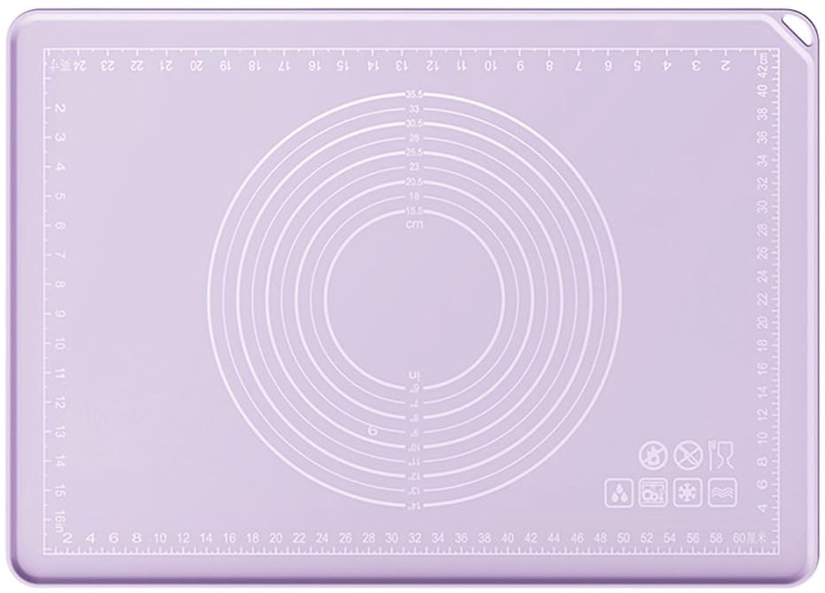 Siliconen Bakmat - Multifunctioneel - 1 stuk - 50 x 40 cm - Voedselveilig