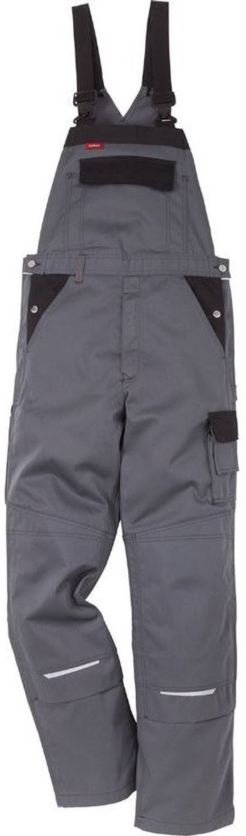 Kansas Icon Two Latzhose 1009 LUXE Grau/Schwarz-C50