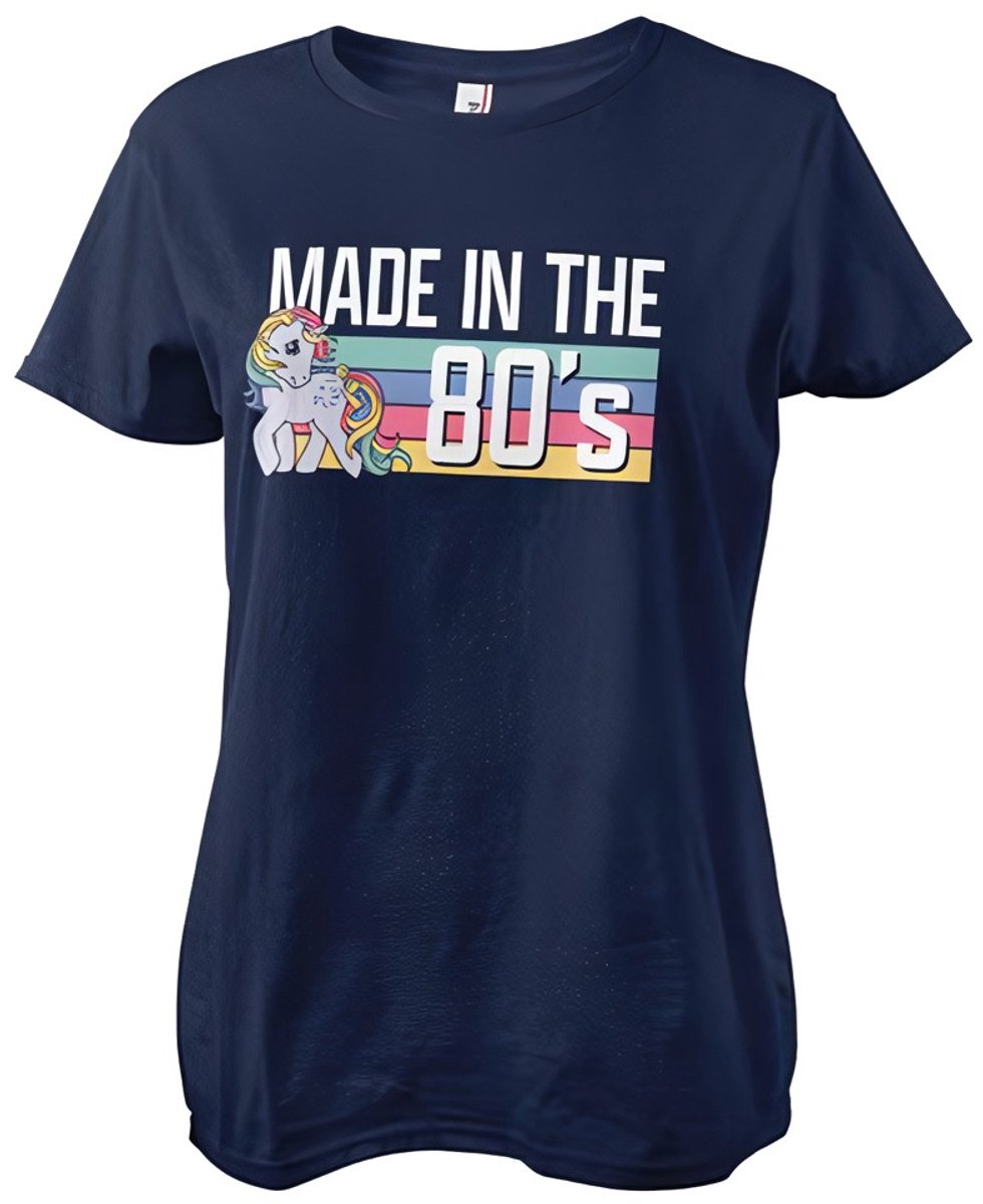 My Little Pony Damen Made In The 80'S Girly Tee Navy-2XL
