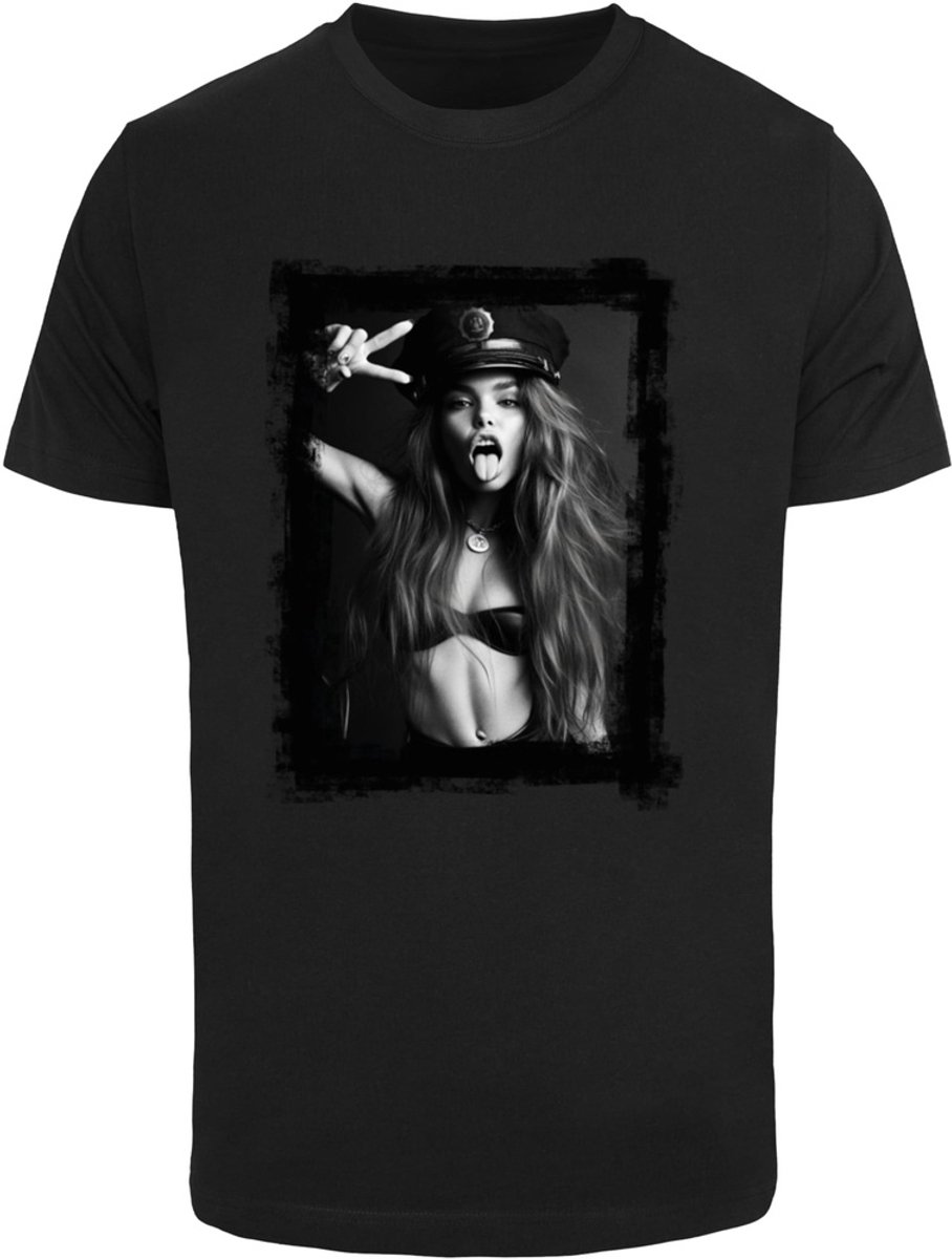 Mister Tee Have Fun Peace Sign Heren Tshirt XS Zwart
