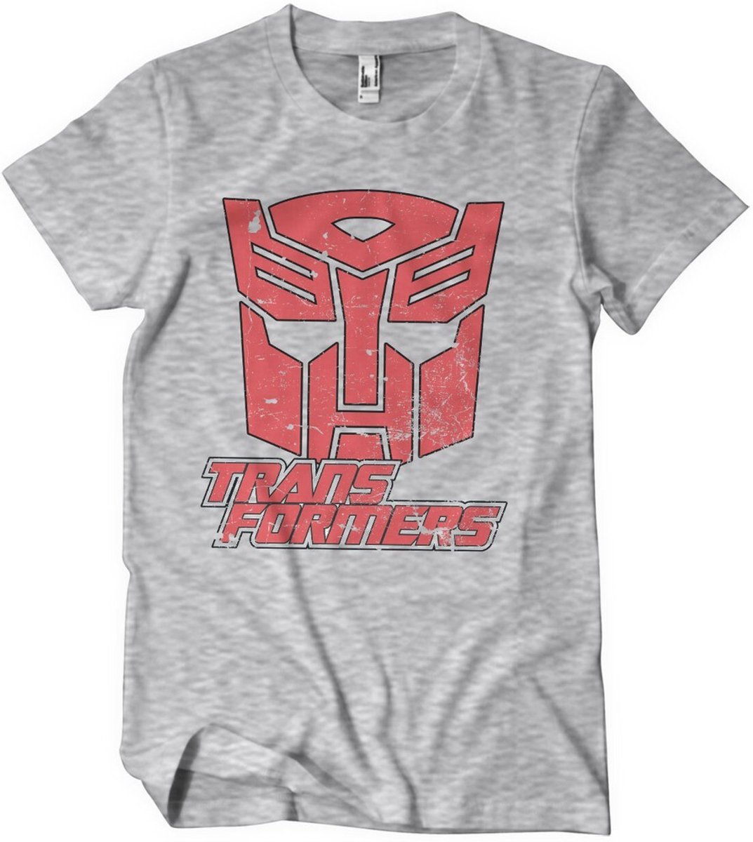 Transformers Washed Autobots Duot-on-e Shield T-shirt, grijs gemêleerd