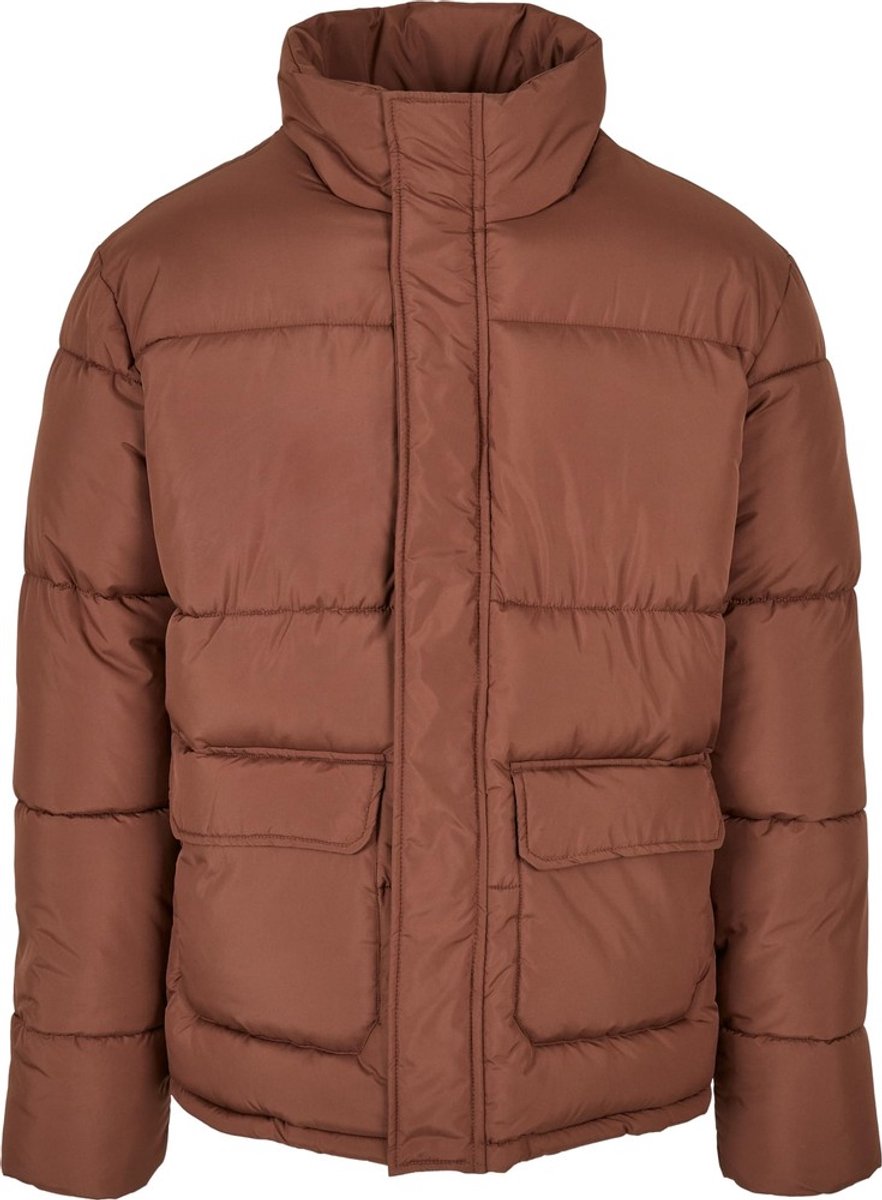 Urban Classics Short Puffer Jacket 5XL Bruin