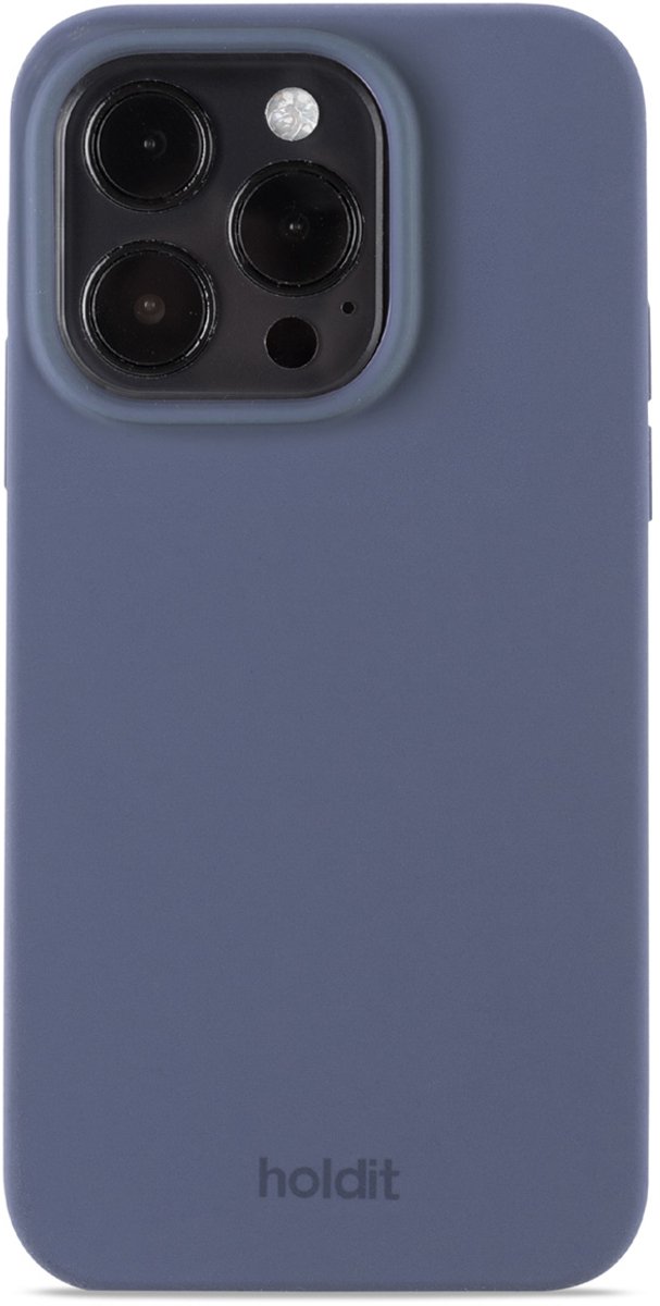 Holdit Silicone Case geschikt voor Apple iPhone 14 Pro - Pacific Blue