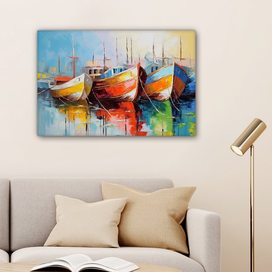 Bateaux - Art - Couleurs - Peinture