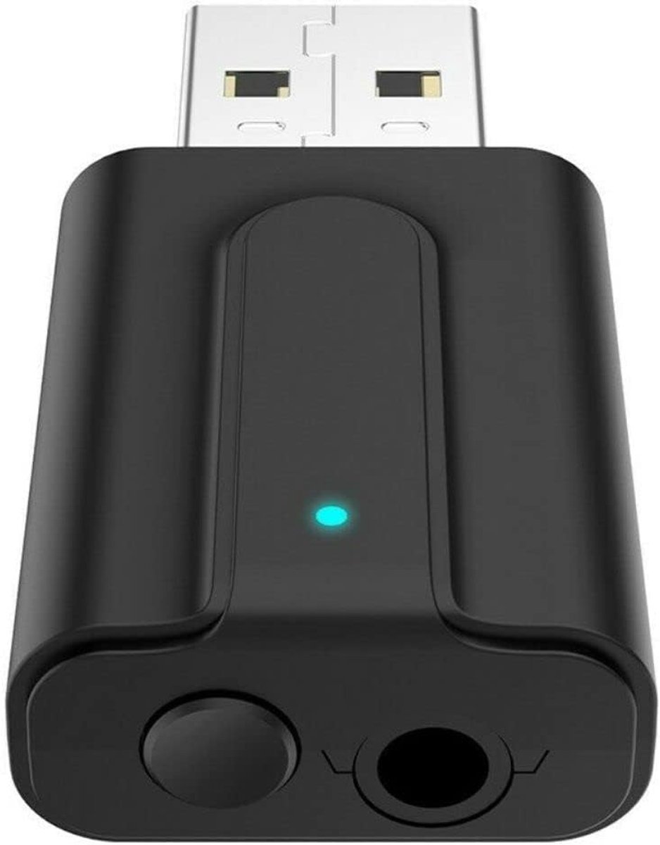 Draadloze Bluetooth Adapter 2-in-1 – Transmitter en Ontvanger met 3.5mm Aux