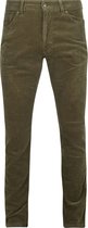 Steppin' Out Corduroy Broek Johnson Groen - Maat W 38 - L 34 - Heren - Five-pocket broek