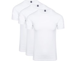 Alan Red Ottawa T-shirt Stretch Wit (3-Pack) - Maat L - Heren - T-shirt basis
