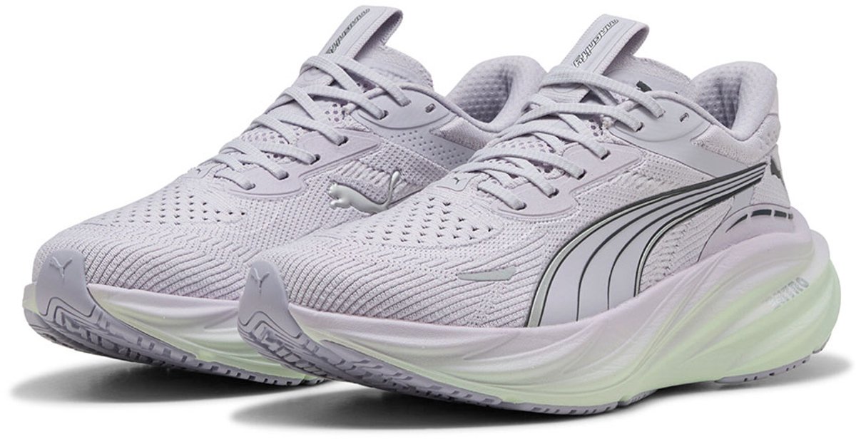 Puma Magnify Nitro 3 Hardloopschoenen 1/2 Vrouw Lilac Crush / Sage Frost