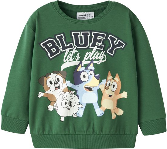 NAME IT - NMMJUST BLUEY NREG SWEAT UNB NOOS SKY - Jongens - Sweaters