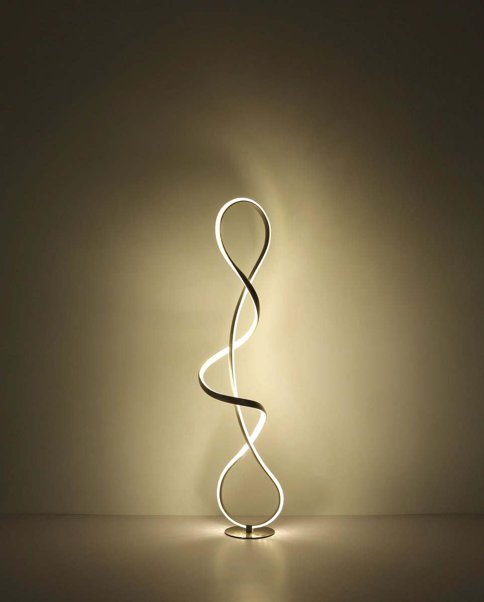 Globo - tafellamp - SWIRL - staal - metaal - LED - 67341SN