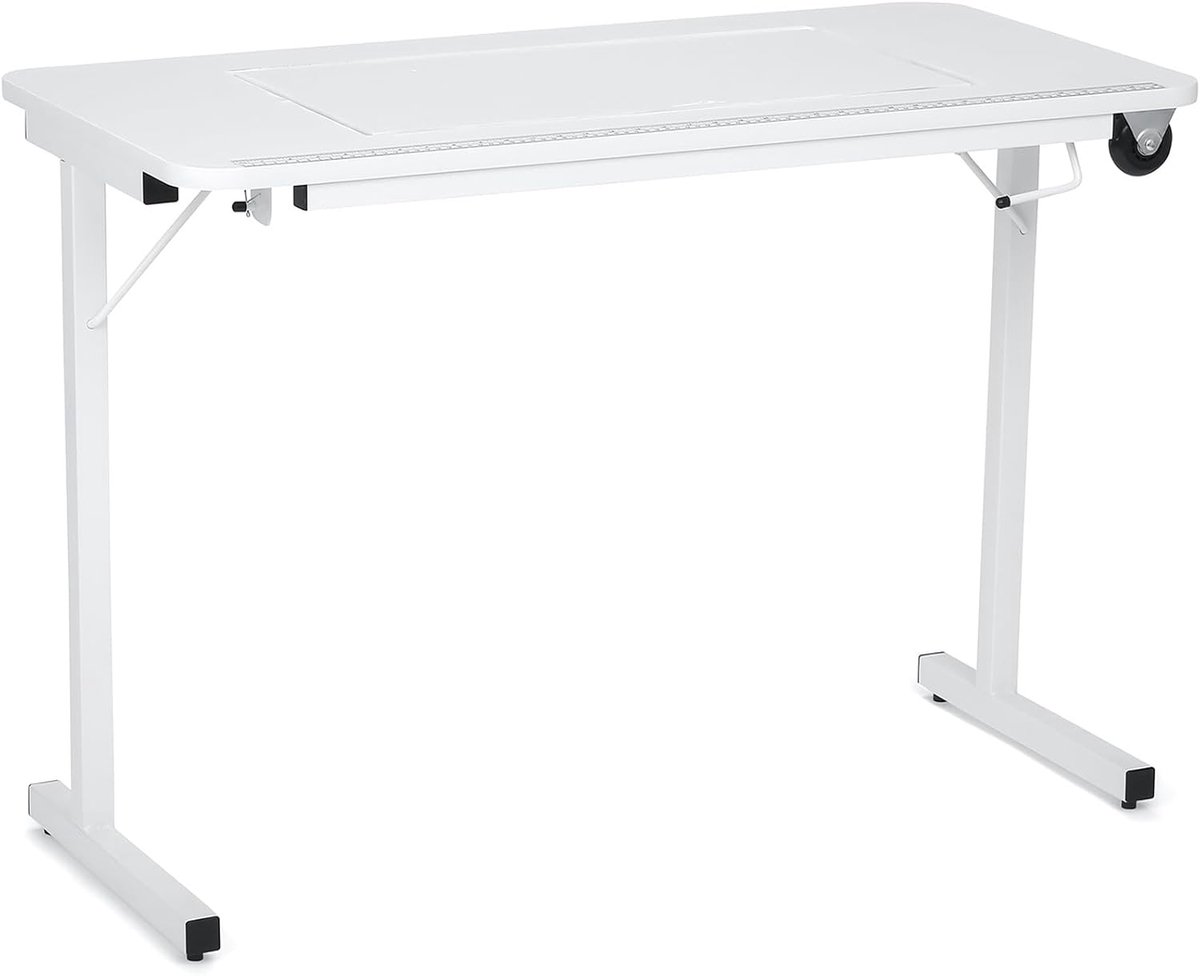 Ambachtelijke Hobbytafel Opvouwbaar Wit 101.5 x 50 x 71.5cm