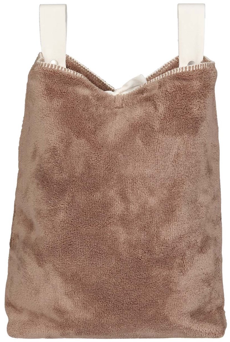 Koeka Malmo boxzak | opbergzak | teddystof | bruin | caffe | one size