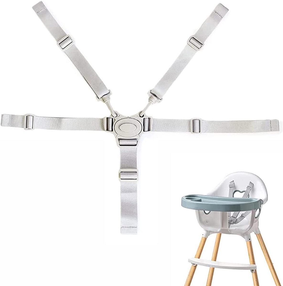 Image of 5-puntsgordel - babyveiligheidsgordel - kinderstoel - universele veiligheidsgordel - kinderbeschermingsgordel - hoge stoel voor kinderwagen - kinderwagen