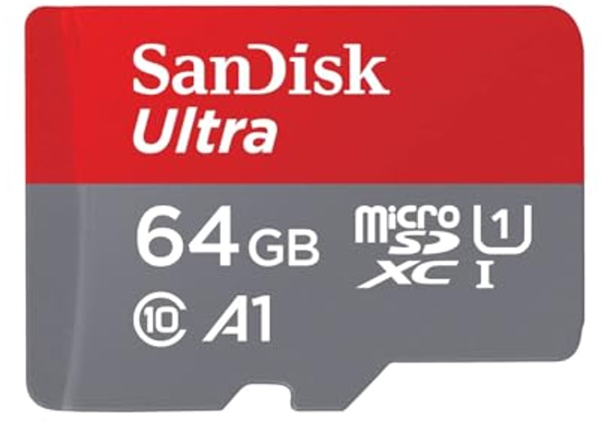 64GB microSDXC Geheugenkaart met A1 Prestaties tot 120MB/s - Ideaal voor Full HD Video en Apps