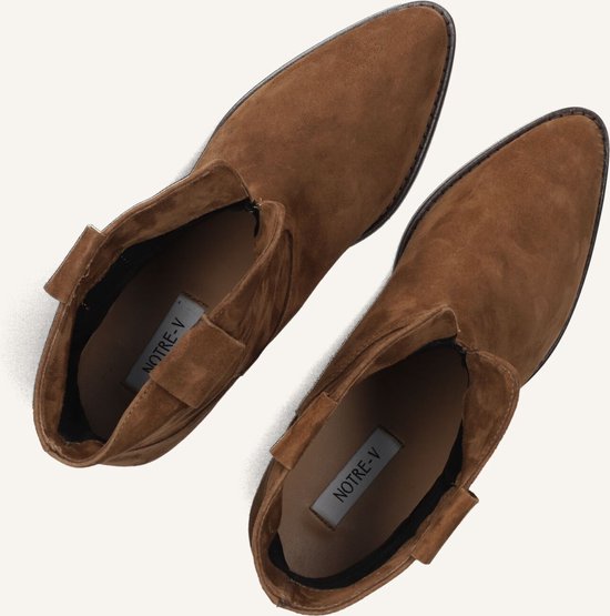 Bottes femmes Notre-V 39445 - Daim - Femme - Marron - Taille 37