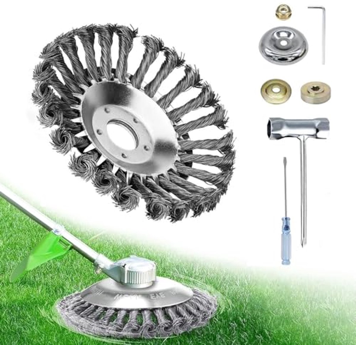 Professionele Draadborstel voor Onkruidverwijdering - 150 mm x 25,4 mm