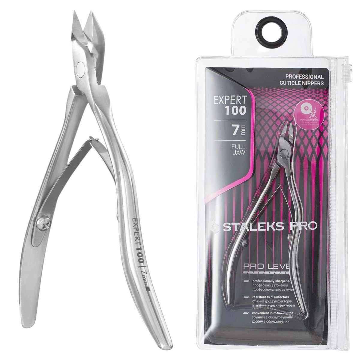 STALEKS Professionele Nagelriemtang 7 mm NE-100-7