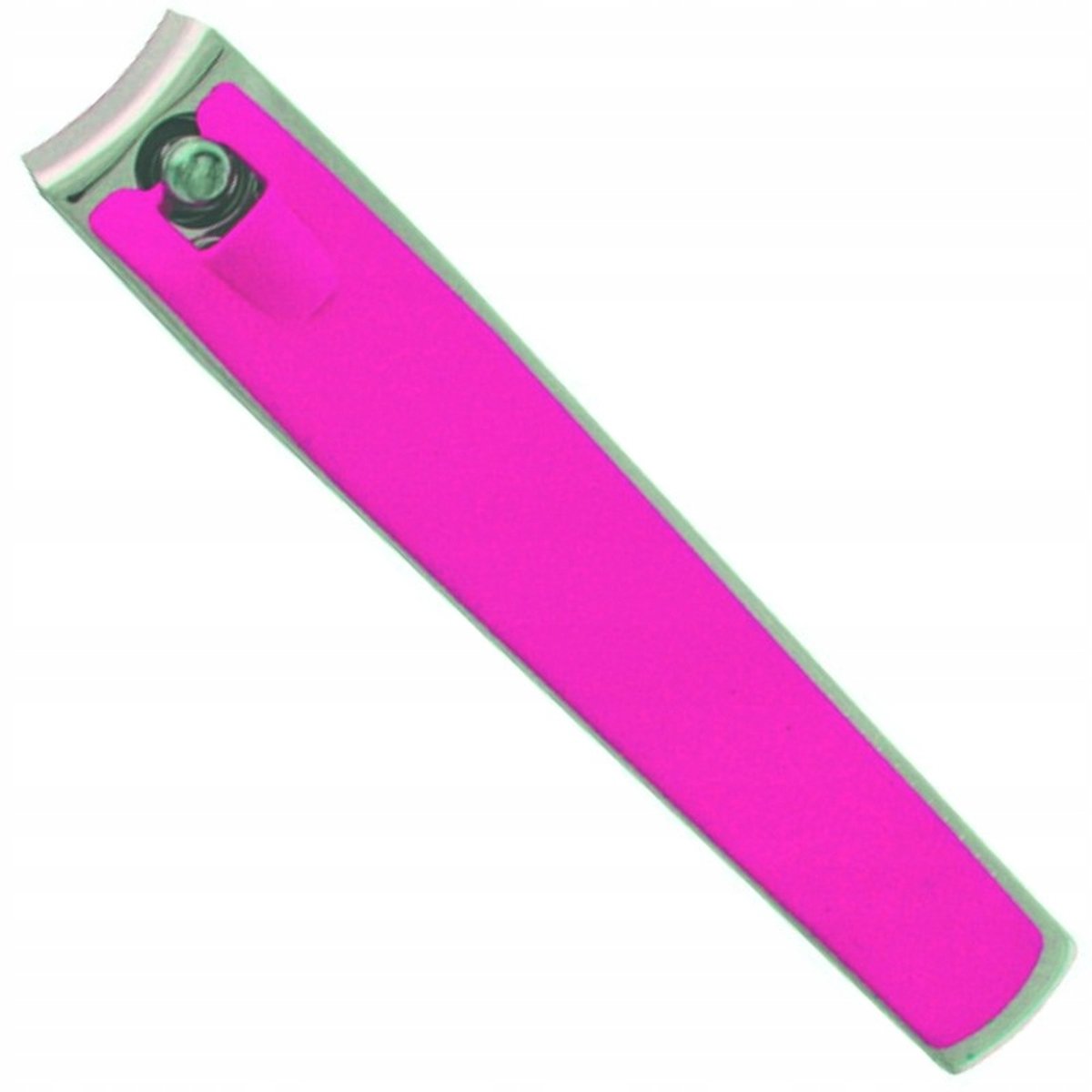 Inter-Vion Nagelknipper Metaal met Anti-slip Handwat - Roze