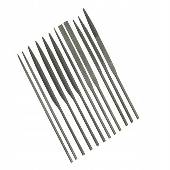 Set de 12 limes de précision pour métal - 150 mm