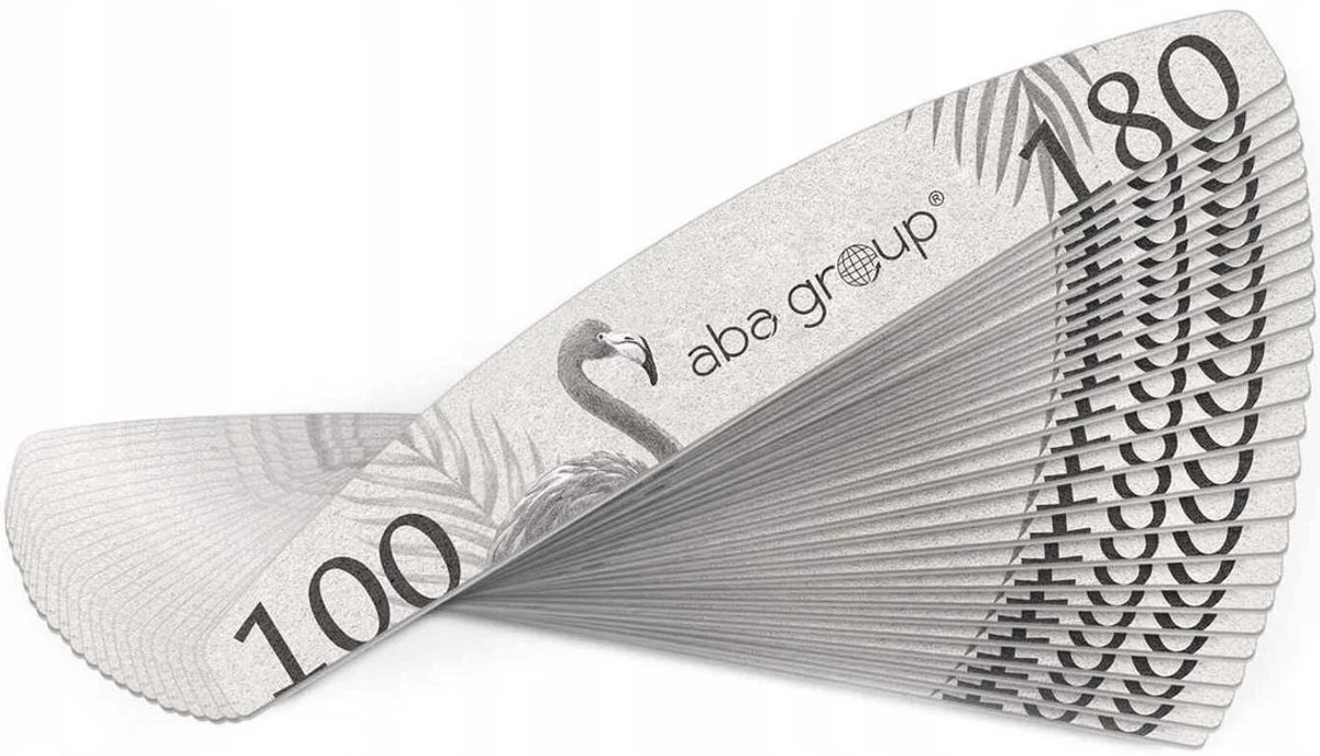 Aba Nagelvijl Halve Maan Zebra 100/180 (25 stuks)