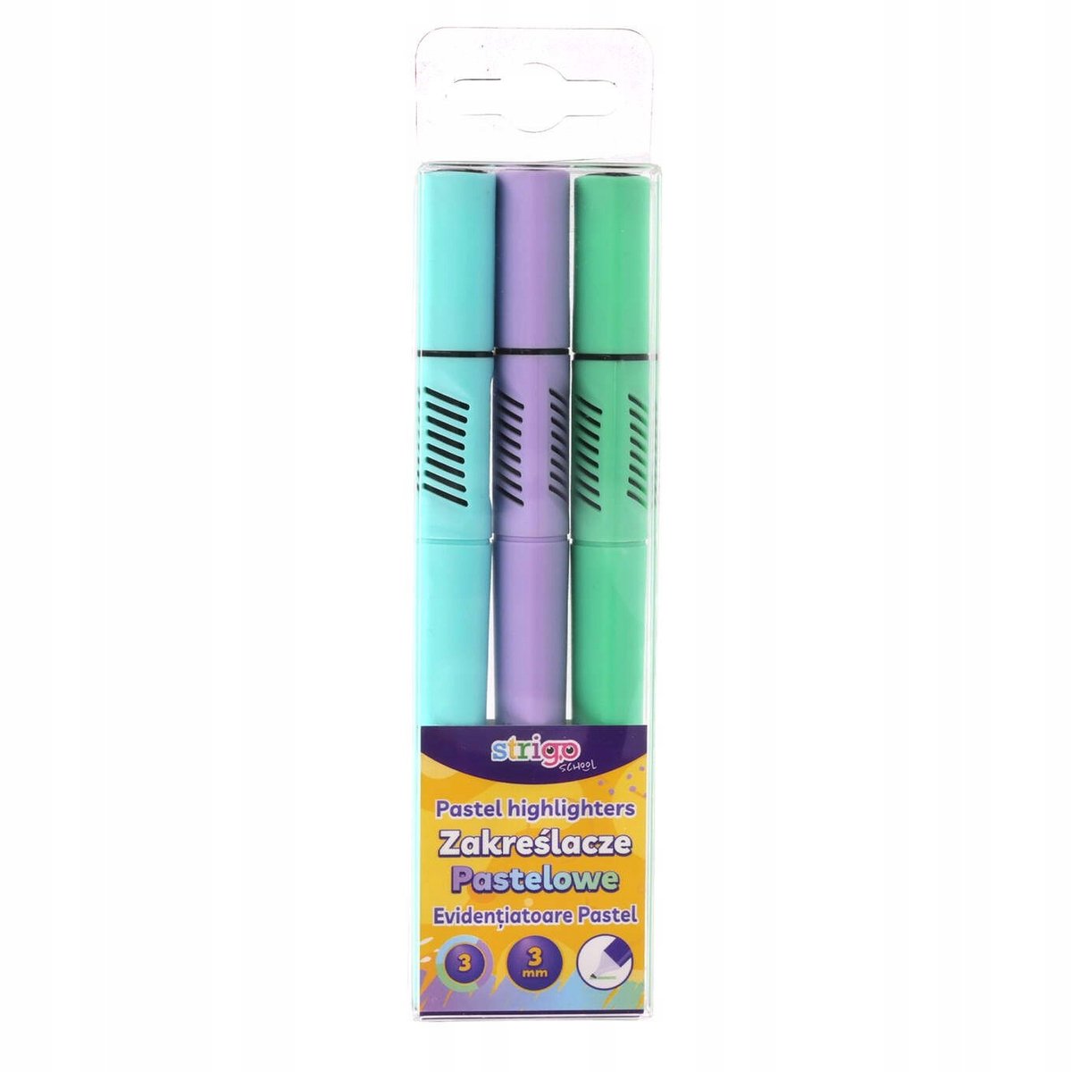 Strigo Pastel Stiften 3 Kleuren - Leren met Plezier