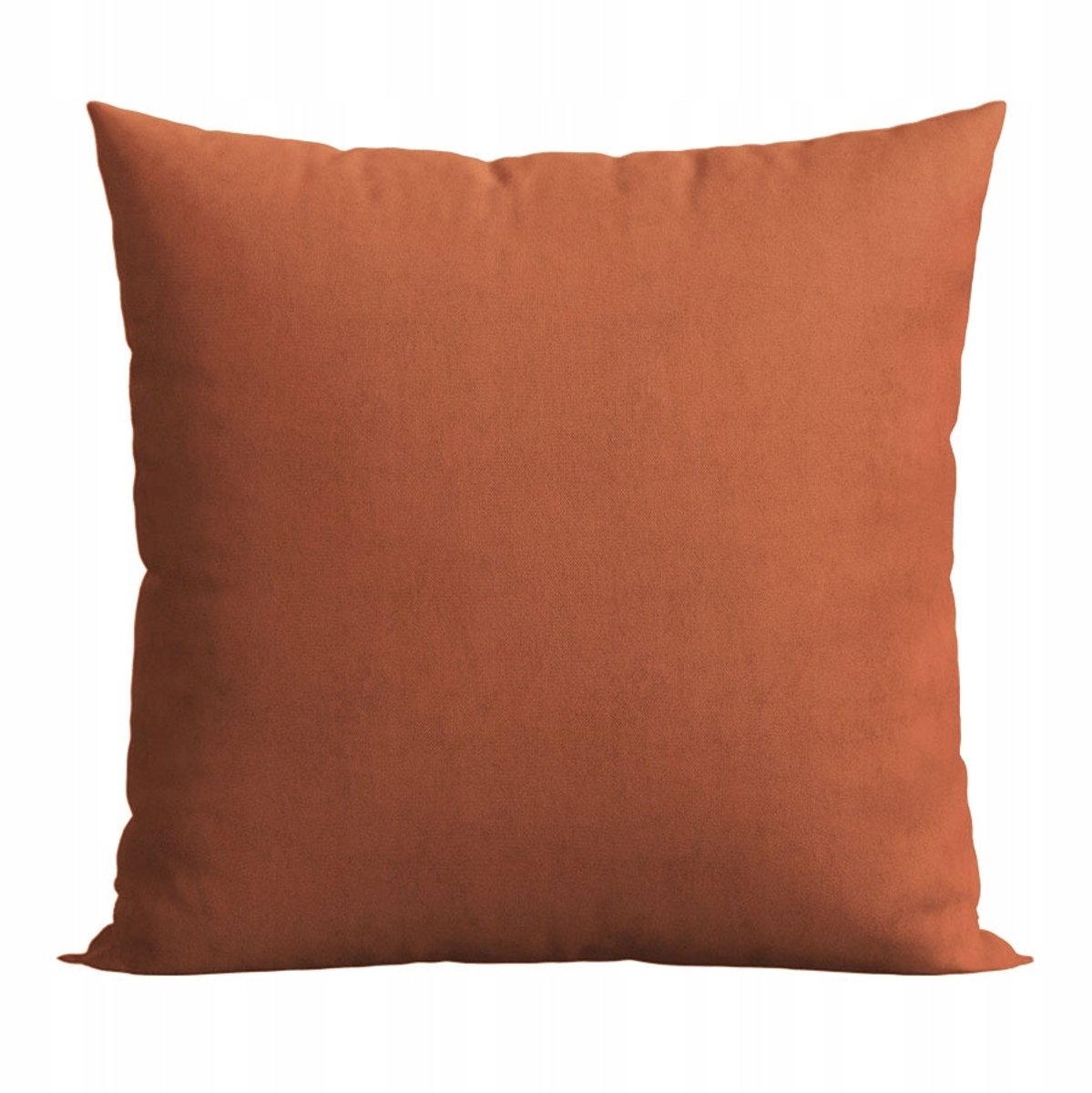 Decoratieve Kussenhoes 40x40 cm - Zacht Velours met Rits - Roestbruin