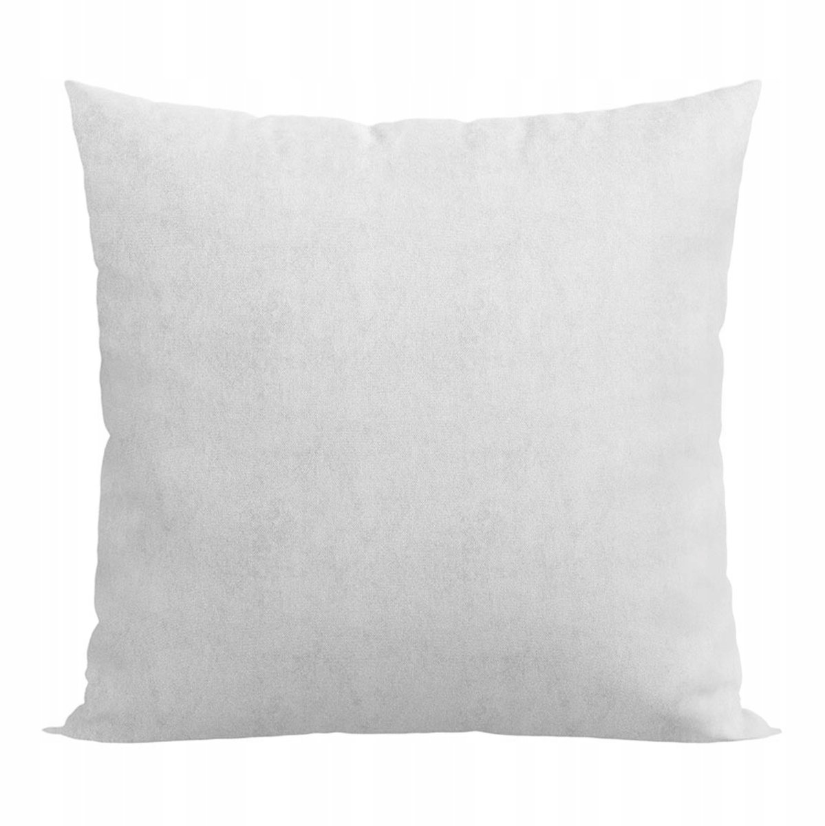 Decoratieve kussensloop wit 40x40 cm, zacht velours met rits