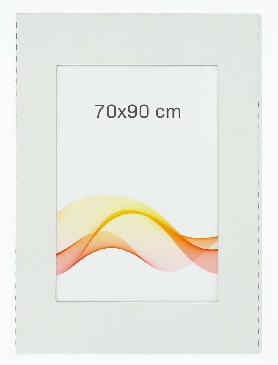 Anty-lijst 70x90 cm - Posterlijst met Plexiglas