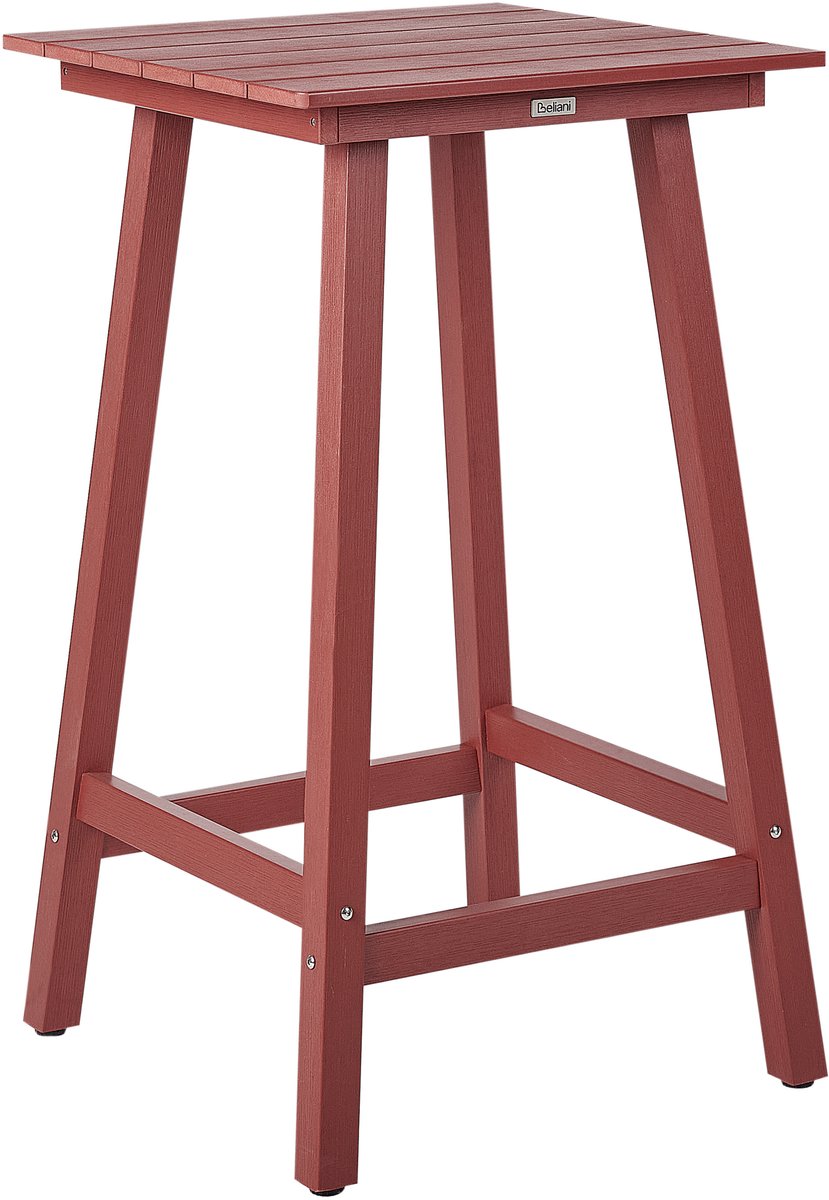 ADIRONDACK - Tuintafel - Donkerrood - 59 x 59 cm - Kunsthout