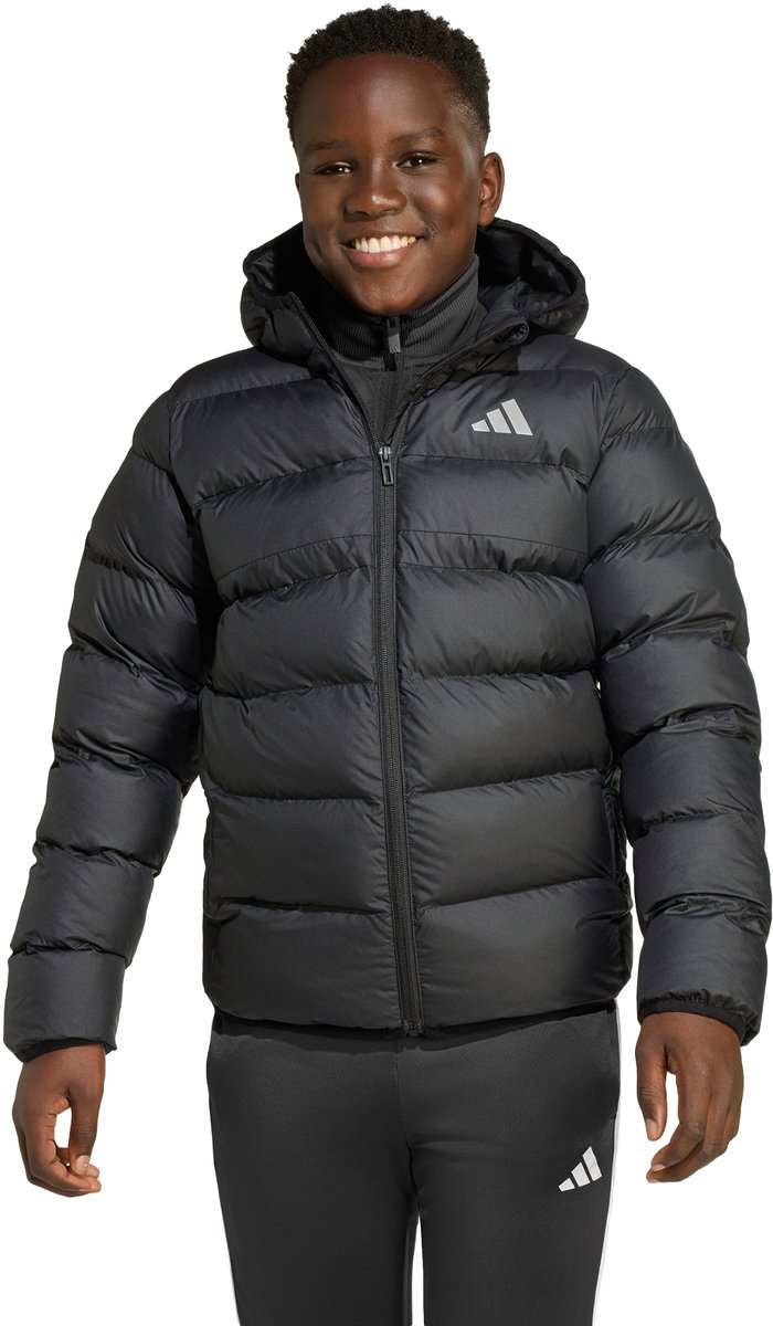 adidas Sportswear Jack met Synthetisch Dons Kids Kinderen Zwart