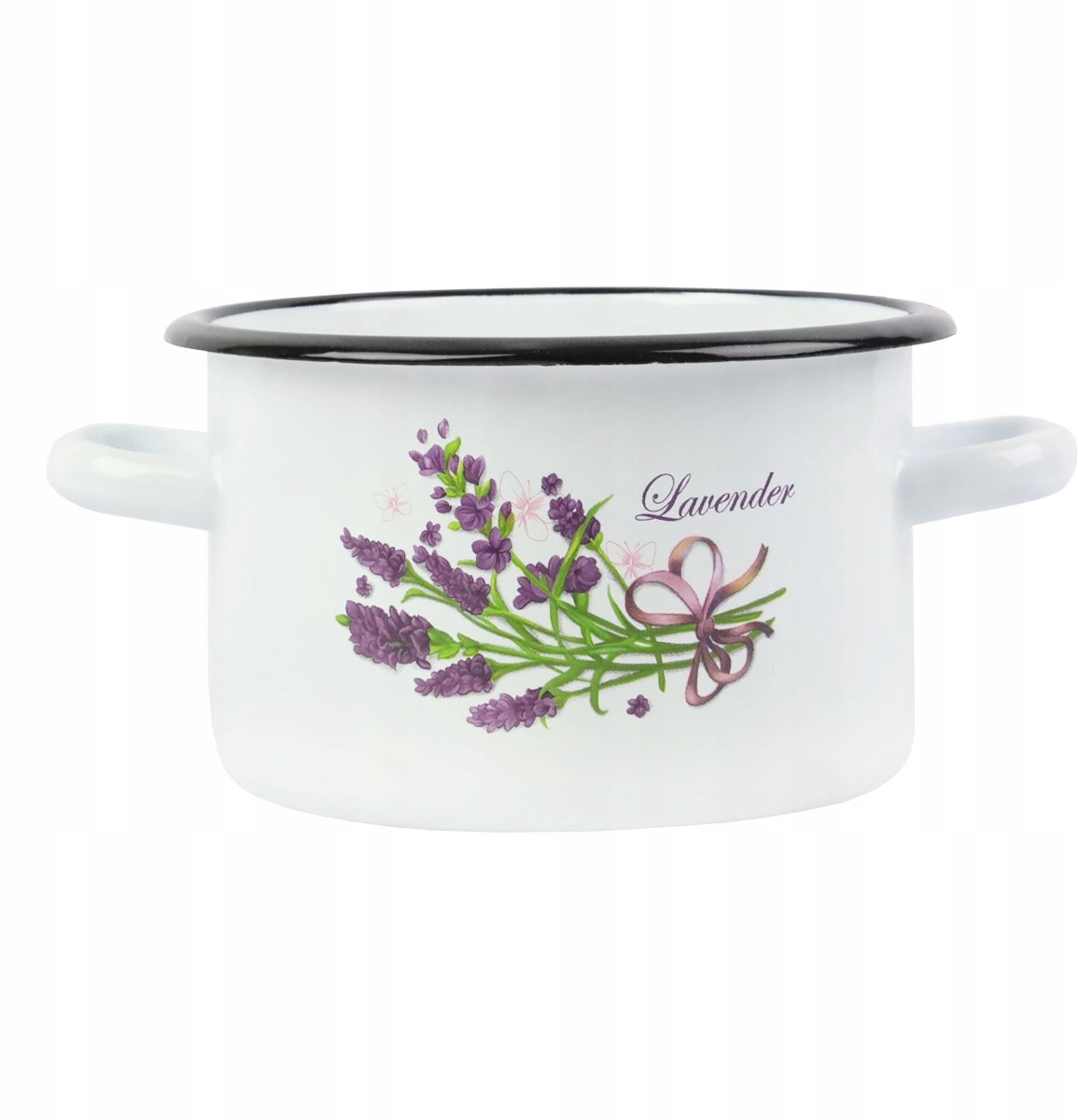 Silesia Emalia Lavendel Emaille Pan 2L - Traditioneel & Decoratief