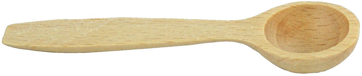 Houten Lepel 6cm voor Suiker, Zout en Kruiden