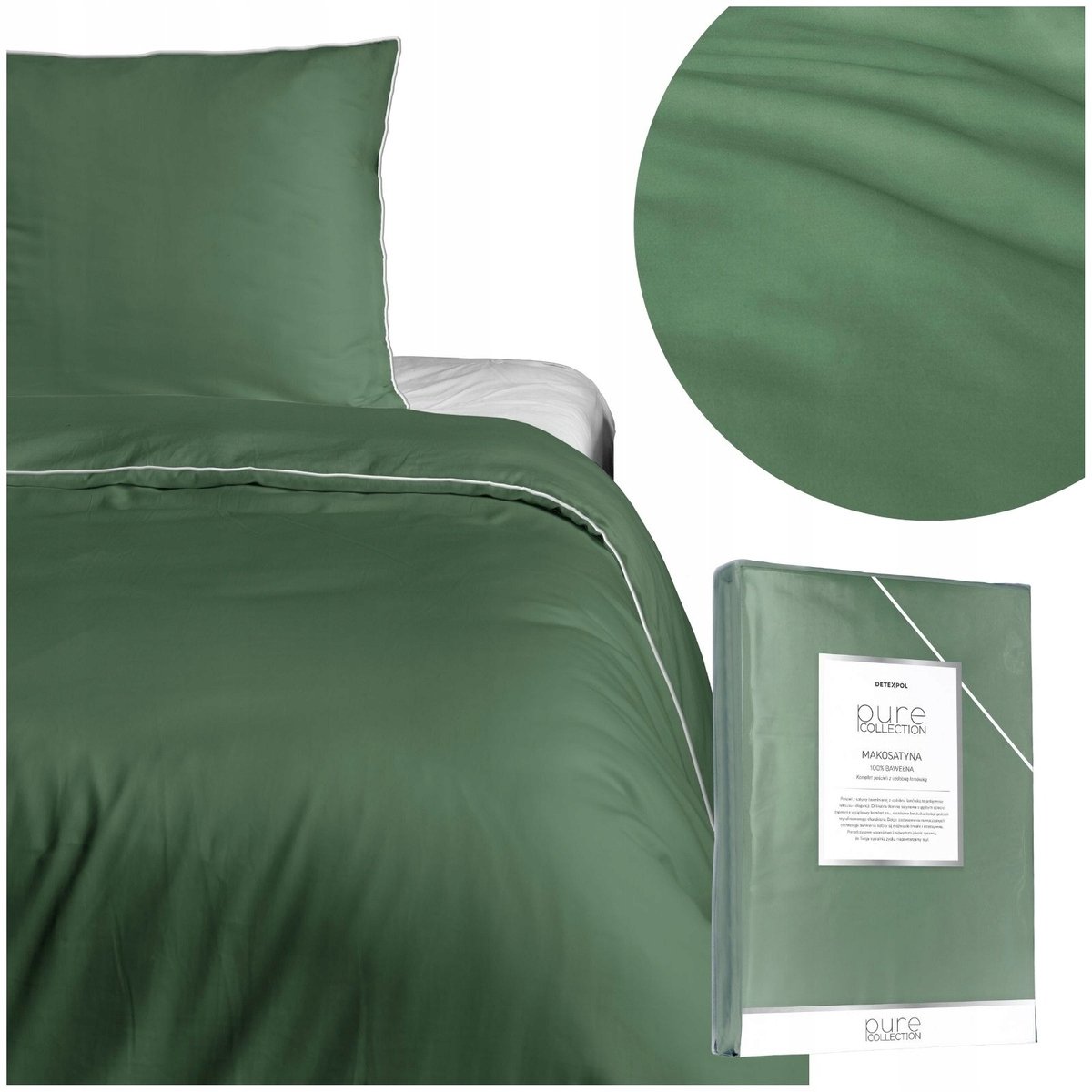 Pure Makosatyn Beddengoed 140x200cm 2-delig met Bijen