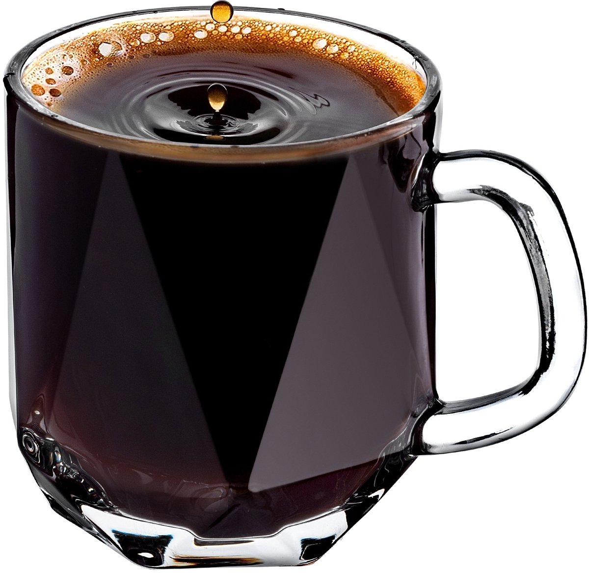 Glazen Mok met Oor 300ml - Koffie, Thee & Dranken
