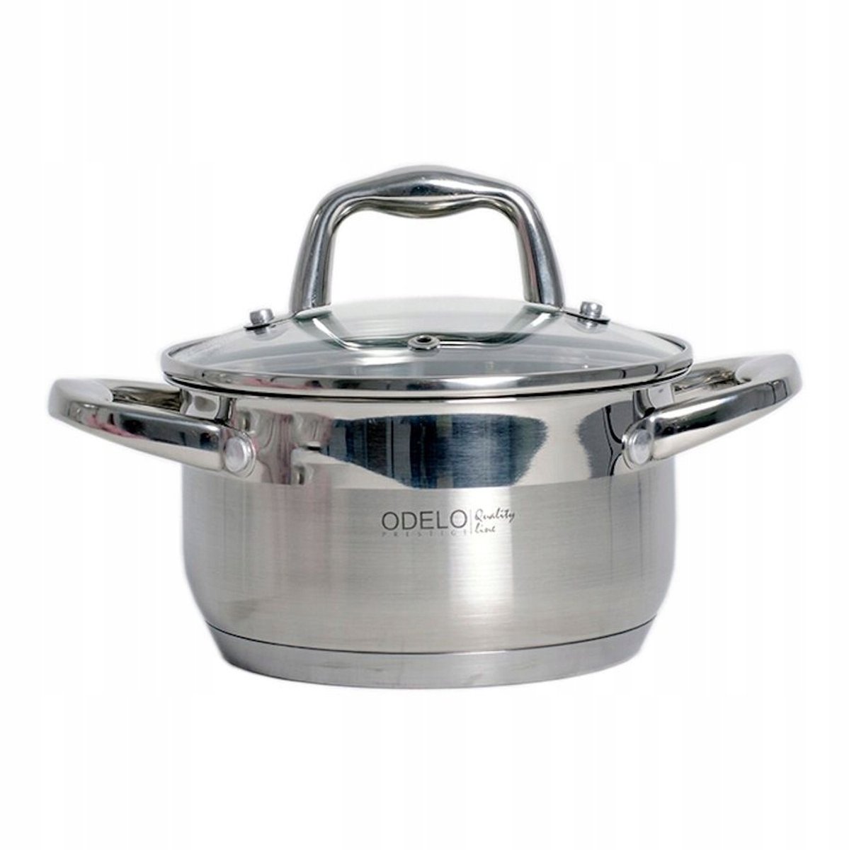 Odelo Velio Pannetje met Deksel 12cm / 0,6L RVS