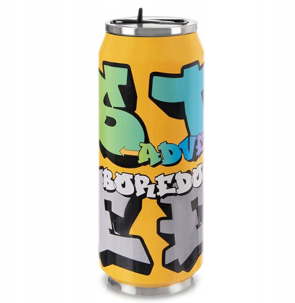 Thermosbeker Blik 500 ml - RVS, Dubbelwandig, Lekvrij