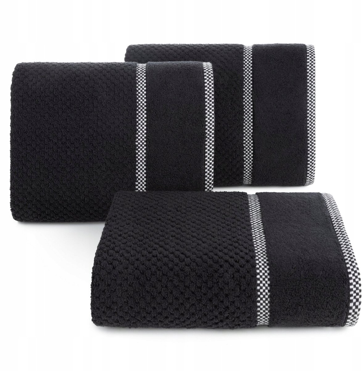 Luxe Badhanddoek Caleb 70x140cm Zwart 540 GSM